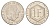 Франция 1 франк 1988 30 лет Пятой Республике, Шарль де Голль KM 963, Le Franc 227.2 никель 3459-824