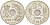 Дания 25 эре 1968 С;S, Фредерик IX (1947-1972) KM 855.1 медно-никель 85-545