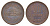 Япония 10 йен 1954 Yr. 29 Y 73 бронза 4622-625