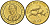 Танзания 100 шиллингов 1994 KM 32 сталь плакированная латунью UNC 106-1053