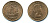 Великобритания 1/2 пенни 1967 Елизавета II (1952-2022) KM 896, Spink 4158 бронза UNC 4110-516