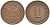 ГЕРМАНИЯ 1 ПФЕННИГ 1915 A KM 10, J. 10, Weege 2 медь 206-446