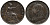 Великобритания 1/2 пенни 1901 Виктория (1837-1901) KM 789, Spink 3962 бронза 34-956