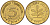 ФРГ 5 пфеннигов 1990 G KM 107, J.382 сталь плакированная латунью 4174-1069