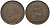 Великобритания 1 пенни 1945 Георг VI (1936-1952) KM 845, Spink 4114 бронза 4607-1126