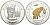 Того 1000 франков 2004 серия китайский гороскоп, год обезьяны KM 38 серебро PROOF 04-322-11