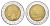 Италия 500 лир 1982 R, Квиринальский дворец в Риме KM 111 биметалл 4704-937