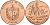 Куба 1 песо 1994 парусник Виктория KM 517 медь UNC 1526-932 M7-17