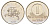 Литва 1 лит 2001 KM 111 медно-никель UNC 4654-751
