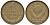 СССР 1 КОПЕЙКА 1990 Федорин 180, ЦИФРЫ РАССТАВЛЕНЫ, ММД KM 126а латунь 4387-812