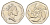Гибралтар 50 пенсов 1997 год-тип KM 39.1 медно-никель aUNC 1524-2031