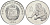 КНДР 1/2 чона 2002 мир животных - орангутан KM 184 алюминий UNC 4593-632