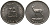 ОАЭ 25 филсов 1995 Заид ибн Султан (1971-2004) KM 4 медно-никель UNC 4160-539