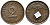ГЕРМАНИЯ 2 РЕЙХСПФЕННИГА 1937 D KM 90, J. 362 бронза 24-755