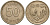 Южная Корея 50 вон 1995 FAO, рис KM 34 медь цинк никель 4159-613