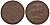 Россия 2 копейки 1758 б/б Биткин 392 медь 633-1331