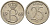 Бельгия 25 сантимов 1969 Belgie, Бодуэн I (1951-1993) KM 154.1 медно-никель 4528-1012