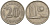 Малайзия 20 сенов 1968 здание Парламента KM 4 медно-никель 4511-1017