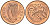 Ирландия 2 пенса 1995 птичка KM 21a сталь плакированная медью 4561-1231