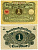 ГЕРМАНИЯ 1 МАРКА 1920 1 МАРТА 1920, ВЕЙМАРСКАЯ РЕСПУБЛИКА Pick 58 бумага аUNC 7547-13-2