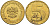 Польша 5 злотых 1984 MW KM 81.1, Parchimowicz 221i латунь aUNC 4551-816