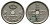 НОРВЕГИЯ 25 ЭРЕ 1946 KM 384 медно-никель 89-1521