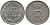 ДАНИЯ 10 ЭРЕ 1963 C; S, ФРЕДЕРИК IX (1947-1972) KM 841.3 медно-никель 116-222