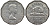 Канада 5 центов 1960 бобр, Елизавета II (1952-) KM 50а никель 4128-544
