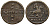 Россия 1 копейка 1728 Петр II (1727-1730), вес 4,23 г Биткин 186 медь 00-810-43