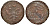 Россия деньга 1735 Анна Иоанновна (1730-1740) Биткин 327 медь 51-3633