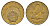 Венгрия 2 форинта 1989 BP KM 591 латунь UNC 4657-442
