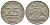 Тринидад и Тобаго 25 центов 1966 герб KM 4 медно-никель 25-1231
