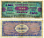 Франция 50 франков 1944 второй выпуск союзников Pick 122a бумага 7215-6-2-2