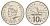 Французская Новая Каледония 10 франков 1972 лодка KM 11 никель UNC 4641-157