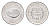 Гвинея 50 каури 1971 год-тип, ракушка KM 42 алюмний UNC 4623-1039