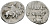 ВЕЛИКОЕ КНЯЖЕСТВО МОСКОВСКОЕ ДЕНГА 1535 - 1547 ИВАН IV ВАСИЛЬЕВИЧ, МОСКОВСКИЙ МОНЕТНЫЙ ДВОР, 0,34 ГР ГиК №26 серебро 262-867