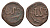 Голландский Цейлон 1/2 стювер ND (1660 - 1720) KM 18, Schloten 1291 и Mitchiner 2178 медь 413-2624