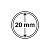 Капсулы круглые – 20 мм, упаковка 10 шт. Leuchtturm. 303557