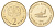Македония 2 денара 1995 50 лет ФАО, серый цвет KM 6a медь цинк никель UNC 4699-135