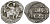 ВЕЛИКОЕ КНЯЖЕСТВО МОСКОВСКОЕ ДЕНГА 1535 - 1547 ИВАН IV ВАСИЛЬЕВИЧ, МОСКОВСКИЙ МОНЕТНЫЙ ДВОР, 0,32 ГР ГиК №48 серебро 262-1111