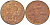 ФРАНЦИЯ 5 САНТИМОВ 1899 ТИП ДАНИЭЛЬ ДЮПЮИ KM 842, LE FRANC 119.7 бронза 108-816