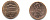 США 1 ЦЕНТ 2011 ЛИНКОЛЬН KM NEW цинк плакированный медью UNC 179-628