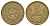 Монголия 5 мунгу (менге) 1945 350 H KM 17 алюминиевая бронза 4587-626