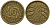 Германия 10 рентенпфеннигов 1923 D KM 33, J. 309 алюминиевая бронза 3336-125