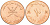 Оман 10 байз 2011 KM 151 сталь плакированная бронзой UNC 4122-313
