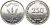 Израиль 250 прута 1949 H, с жемчужиной KM 15a серебро 00-00-00