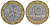Франция 10 франков 1988 тип Гений Бастилии KM 964.1, Le Frank 375.2 биметалл 45-536
