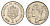 Венесуэла 1 боливар 1989 Симон Боливар, толстый шрифт Y 52a.2 сталь плакированная никелем 4586-1236