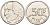 БЕЛЬГИЯ 50 ФРАНКОВ 1989 BELGIE, БОДУЭН I (1951-1993) KM 169 никель 4383-933