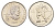 Канада 25 центов 2009 XXI зимние Олимпийские Игры, Ванкувер 2010 - Конькобежный спорт KM 842 сталь плакированная никелем UNC 110-333